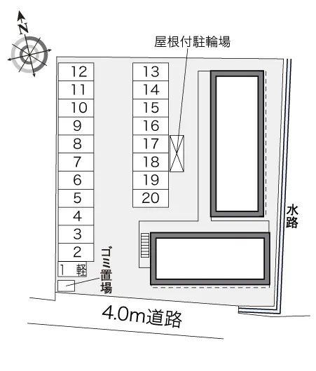 ★手数料０円★名張市夏見　月極駐車場（LP）